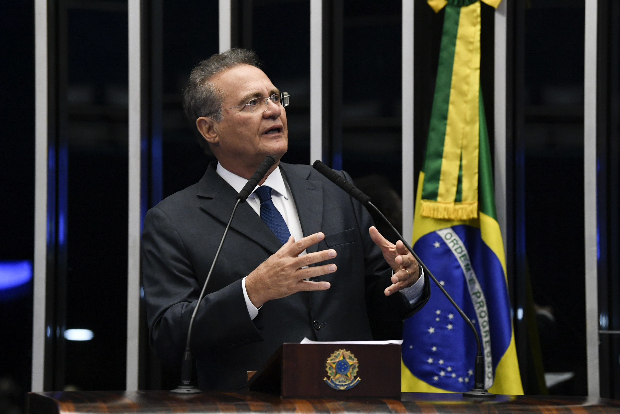 O senador Renan Calheiros (MDB-AL)