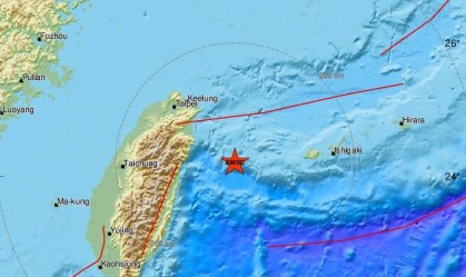 Terremoto de 5,6 graus atinge região de Taiwan