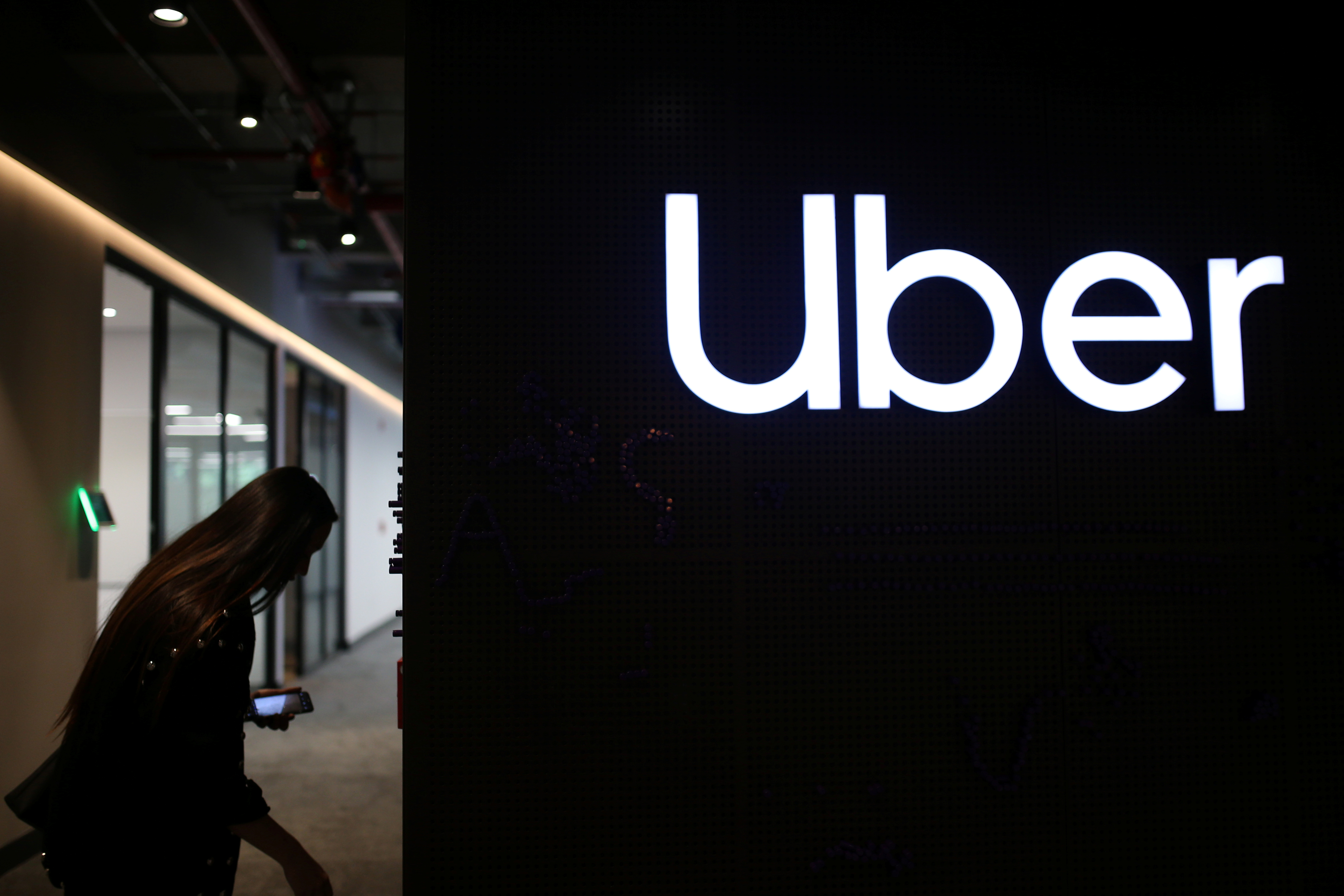 O aplicativo de transporte Uber