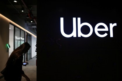 O aplicativo de transporte Uber