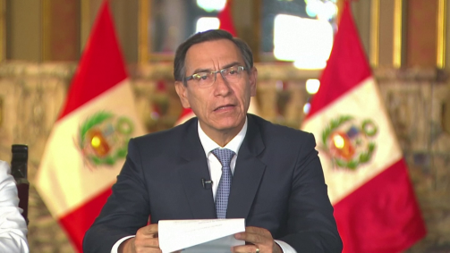 Martín Vizcarra, presidente do Peru