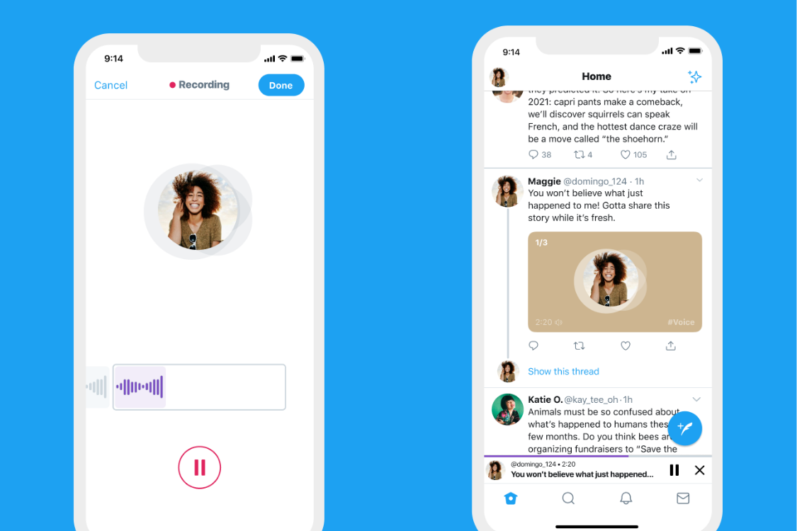 ferramenta de digitação Twitter