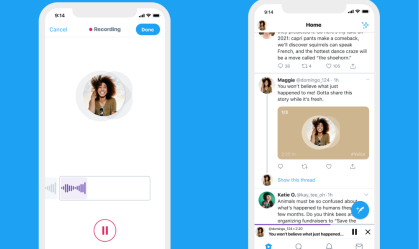Twitter lança ferramenta para iOs que faz posts em áudio