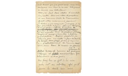 Carta de Van Gogh e Gauguin sobre visitas a bordéis é vendida por R$ 1,2 milhão