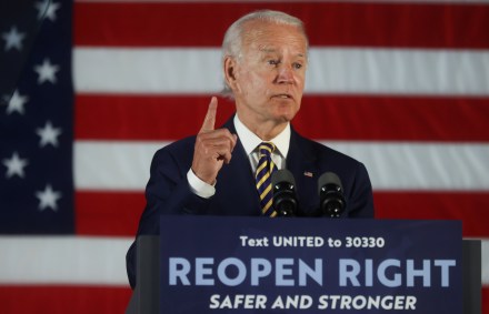 O candidato à Presidência dos Estados Unidos Joe Biden