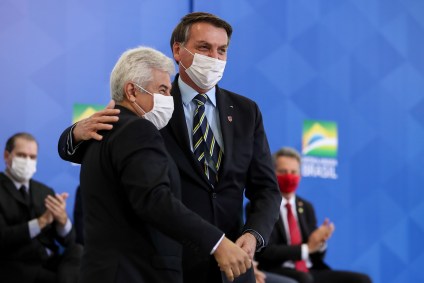 Jair Bolsonaro e Marcos Pontes