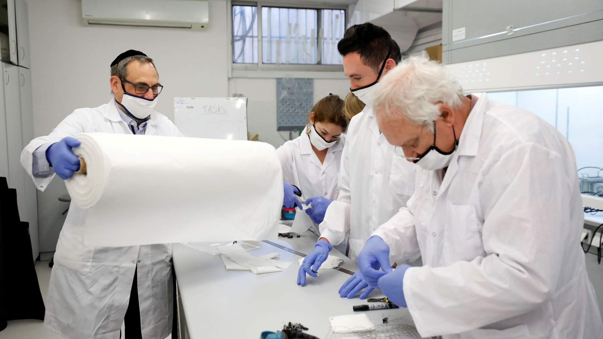 Laboratório da empresa em Ramat Gan.