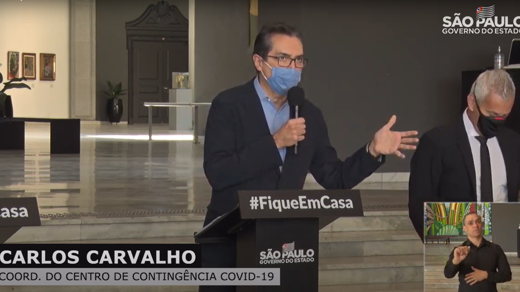 SP anunciou redução das mortes por Covid-19 no fim de semana