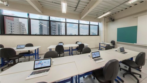 Sala de aula da Uninove, em São Paulo