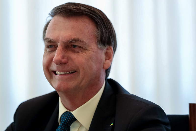 O presidente Jair Bolsonaro (sem partido) durante café da manhã com parlamentare