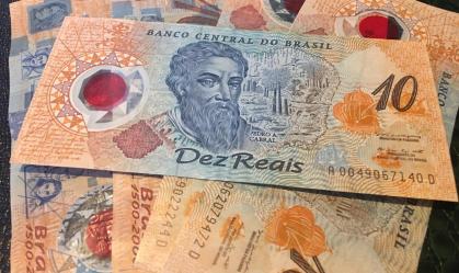 Cédula de R$ 10 de polímero comemorativa aos 500 anos do descobrimento