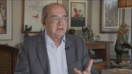 O ministro Gilmar Mendes, do Supremo Tribunal Federal (STF), fala à CNN