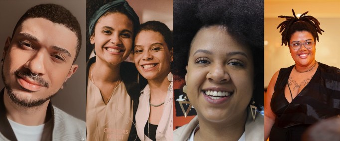 Criadores de conteúdo negros 