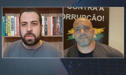Guilherme Boulos e Daniel Silveira debatem sobre atos antidemocráticos