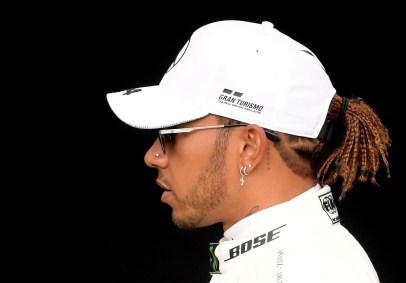O piloto inglês Lewis Hamilton - 12/3/2020