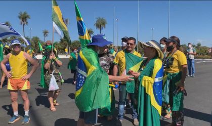 Protestos em Brasília têm baixa movimentação