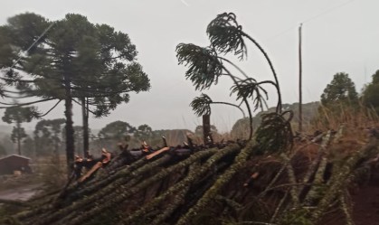 Novo ciclone leva tempestades com raios e ventos moderados ao Sul nesta quarta