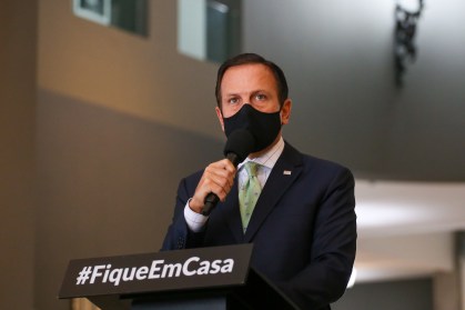 Segundo fontes, o governador de São Paulo, João Doria (PSDB), poderá abrir mão da candidatura dependendo da decisão dos partidos sobre a federação