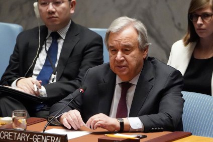 O secretário-geral da ONU, António Guterres