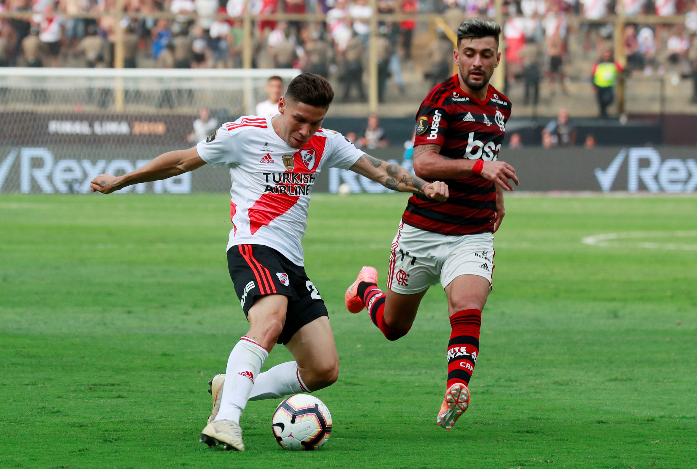 Flamengo e Riverplate na final da Copa Libertadores de 2019