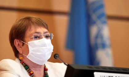 A alta comissária da ONU, Michelle Bachelet