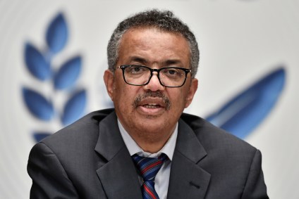 O diretor-geral da Organização Mundial da Saúde, Tedros Adhanom Ghebreyesus