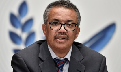 O diretor-geral da Organização Mundial da Saúde, Tedros Adhanom Ghebreyesus