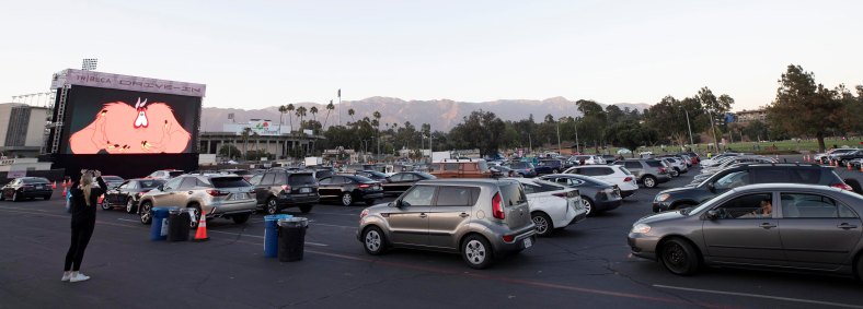 Cinema drive-in na Califórnia, Estados Unidos