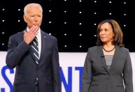 "Harris para presidente": campanha democrata muda formalmente de nome e Kamala assume conta