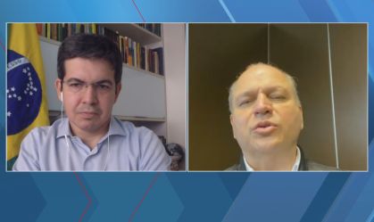 Randolfe Rodrigues e Ricardo Barros debatem novos vetos sobre uso de máscaras
