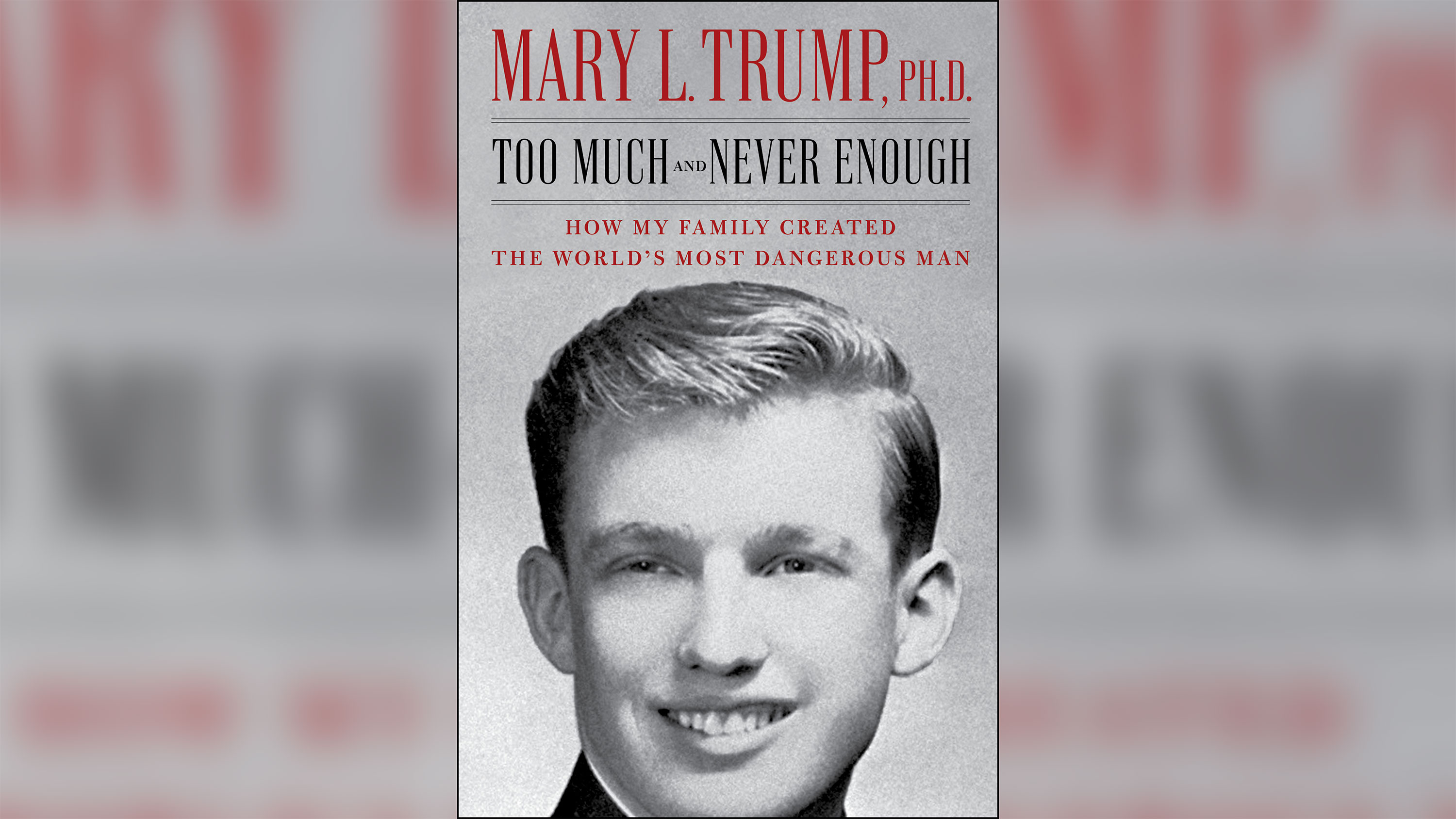Capa do livro escrito por sobrinha de Donald Trump