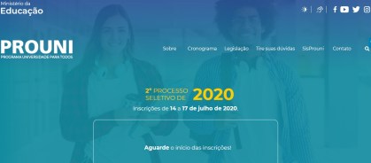 Site oficial do Prouni