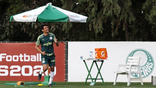 Jogador Gustavo Scarpa, do Palmeiras