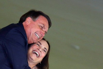 Jair Bolsonaro e Regina Duarte