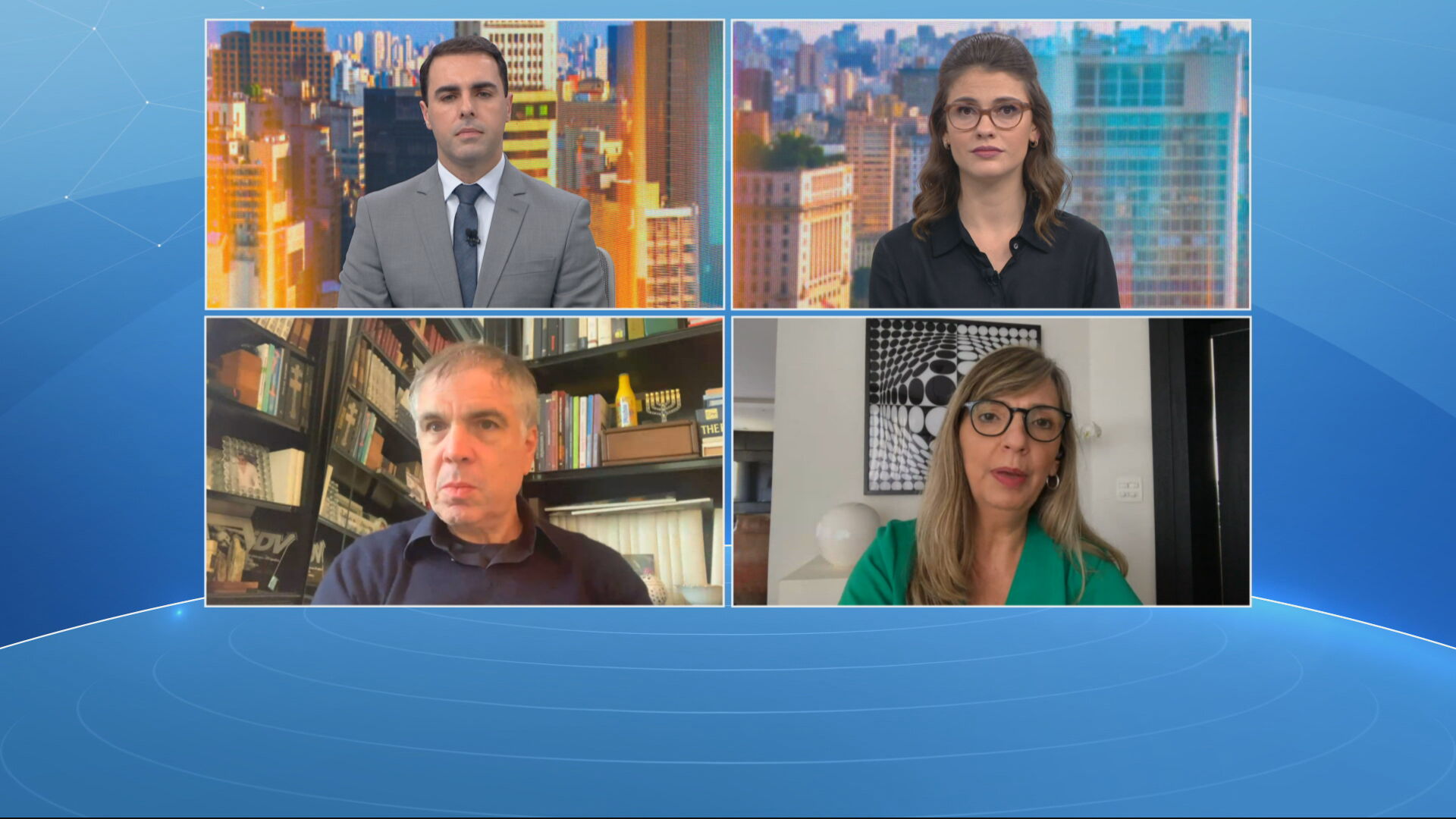 Flávio Rocha, da Riachuelo, e diretora da Marisa Andréa Sanches falam à CNN