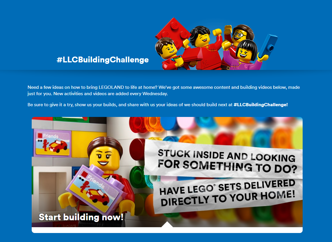 Desafios com Lego divertem e fazem o tempo passar durante quarentena