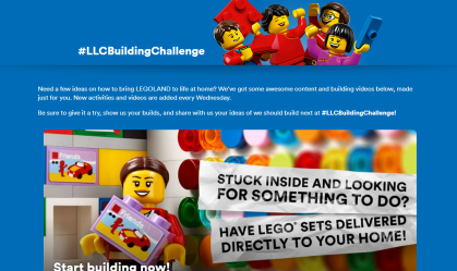 Cinco desafios com Lego para se divertir durante a quarentena