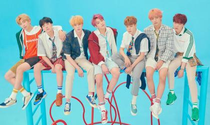 O grupo de k-pop, BTS