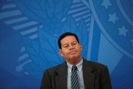 O vice-presidente Hamilton Mourão