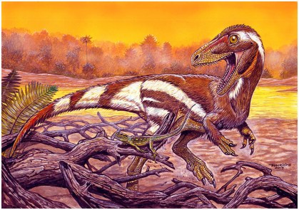 Concepção artística do Aratasaurus museunacionali