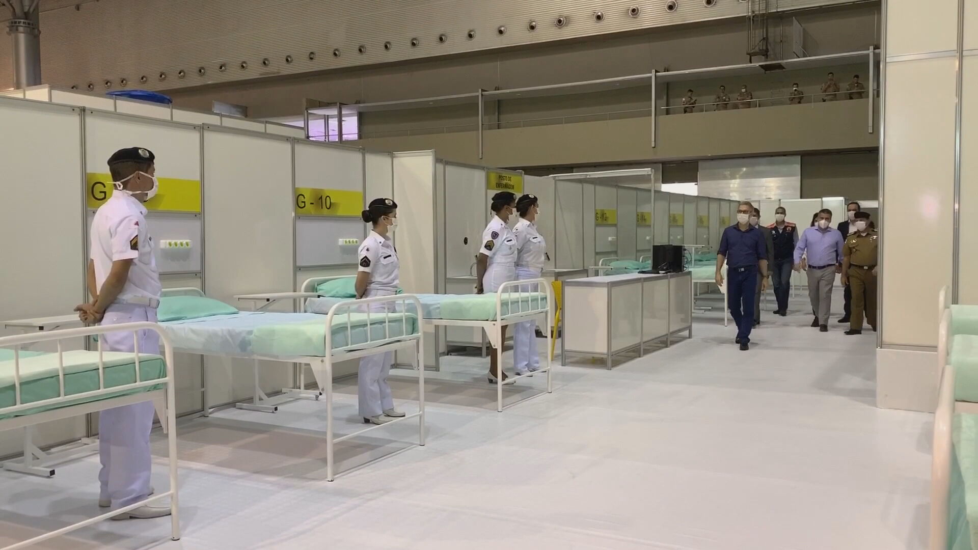 O hospital de campanha de Belo Horizonte começará a funcionar na próxima segunda