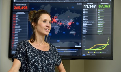 O painel da Johns Hopkins: A equipe envolvida no site mais visitado da pandemia