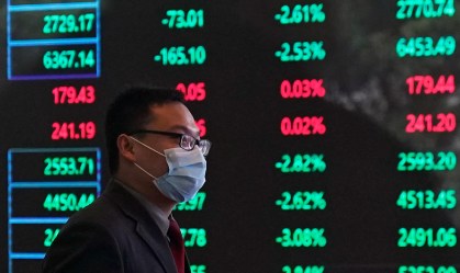Índices da China fecham em mínima de mais de 13 meses