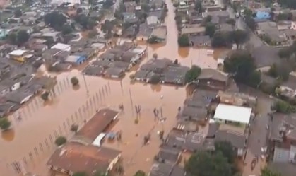 Enchentes deixam mais de 4.000 pessoas sem casa no Rio Grande do Sul
