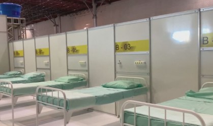 Hospital de campanha do Expominas começa a funcionar nesta segunda em BH