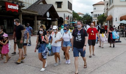 Aumento nos casos de Covid-19 na Flórida ofusca reabertura da Disney