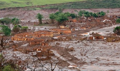Barragem inativa da Vale em Mariana tem risco de ruptura, diz órgão trabalhista
