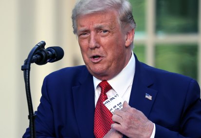 O presidente dos Estados Unidos, Donald Trump