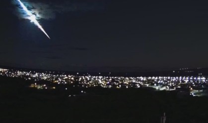 'Meteoro brilhante estava a pelo menos 72 mil km/h', diz astrônomo