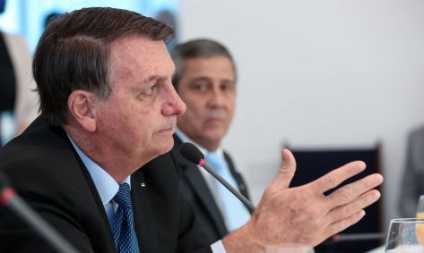 O presidente Jair Bolsonaro